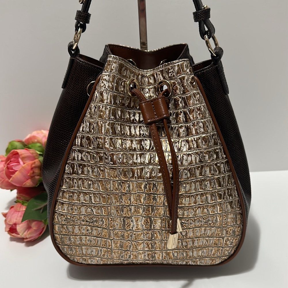 Brahmin Melinda Ganache and ady wallet Berryline - Picture 6 of 17